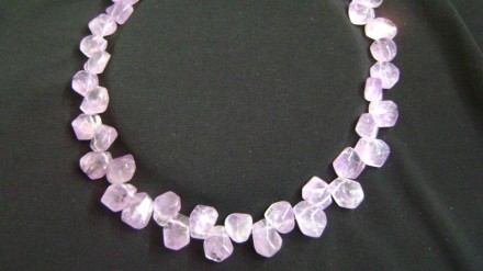 Unusual Amethyst Chunk Necklace.Large Amethyst Chunky Necklace $ 180 SOLD
